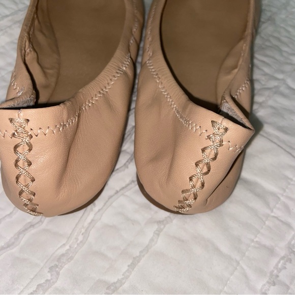 Lucky Brand Off-white Cream Leather Ballet Flats - Picture 5 of 5